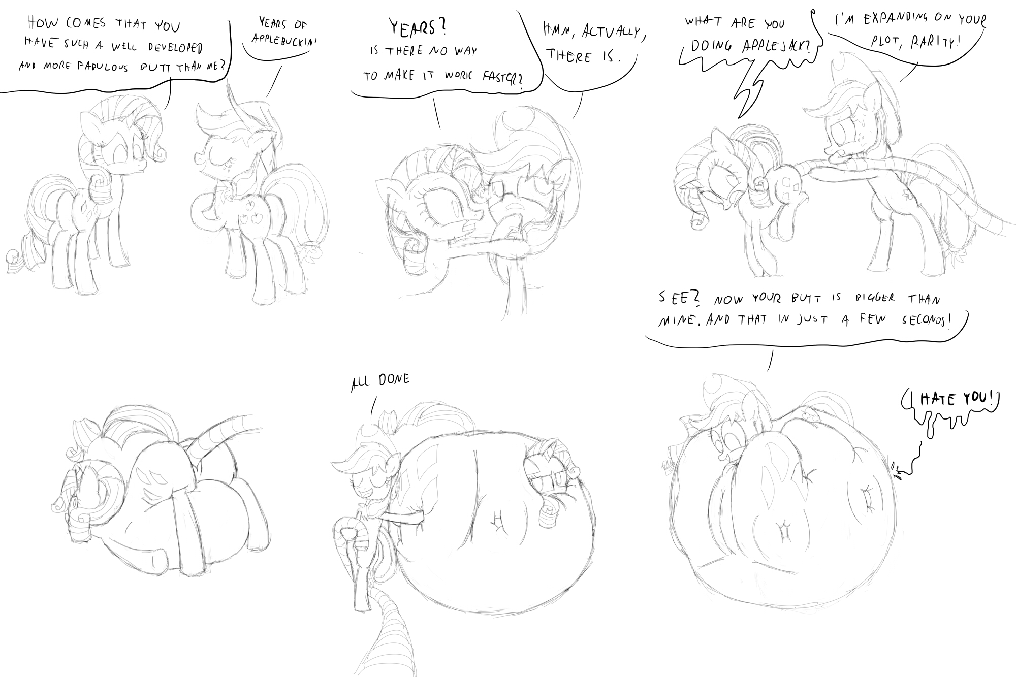 Rule34 – If it exists, there is porn of it / applejack (mlp), rarity (mlp) / 100598