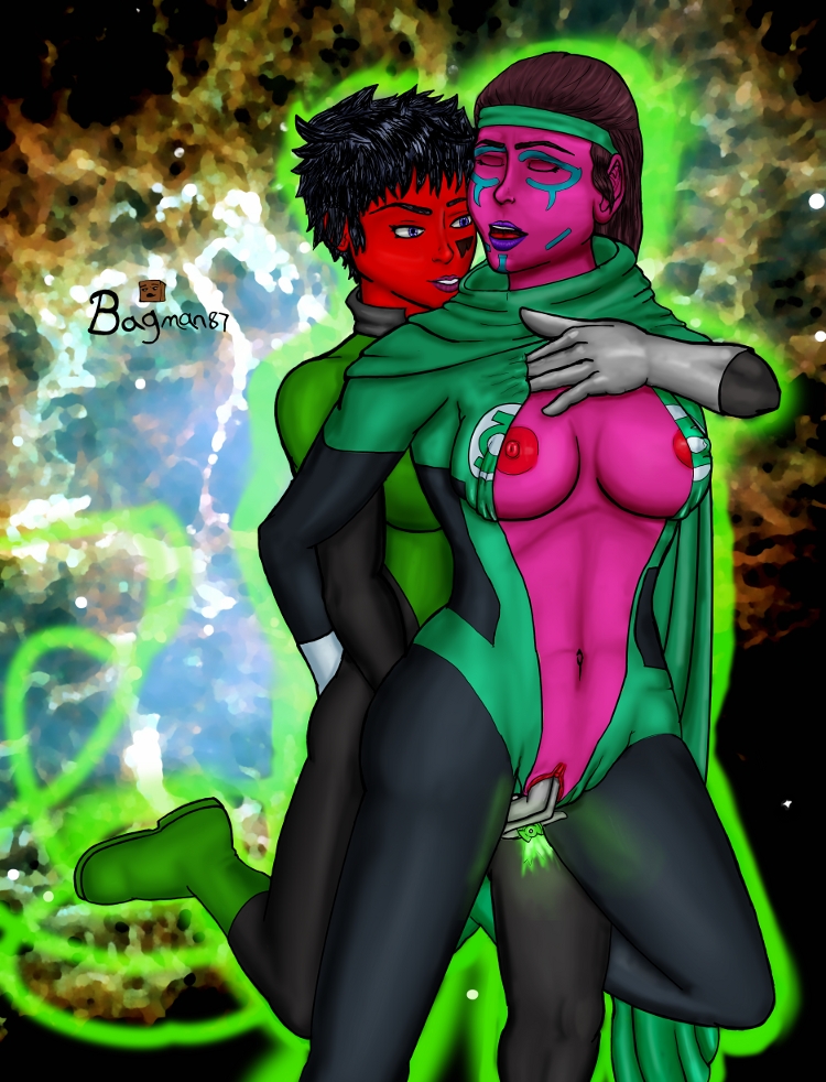 Rule34 – If it exists, there is porn of it / bagman87, green lantern, princess iolande, soranik natu / 100958