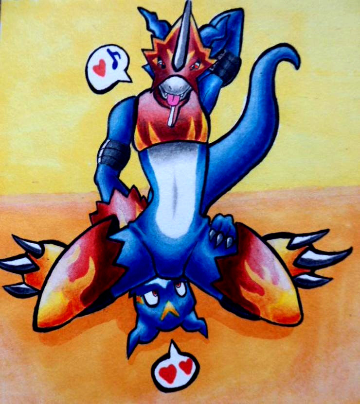 Rule34 – If it exists, there is porn of it / tmdduq6918, flamedramon, veemon / 101445