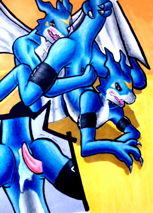 Rule34 – If it exists, there is porn of it / tmdduq6918, exveemon, flamedramon / 101456