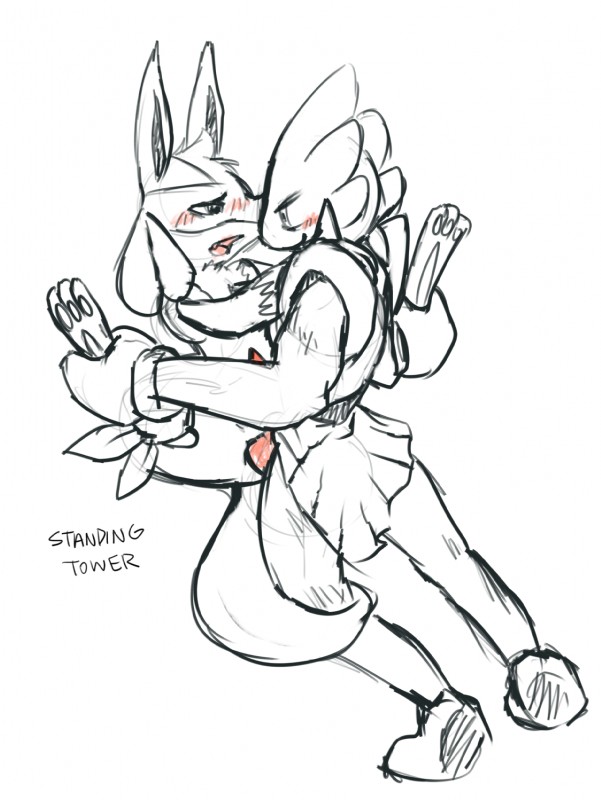 Rule34 – If it exists, there is porn of it / haychel, hitmonchan, lucario / 101507