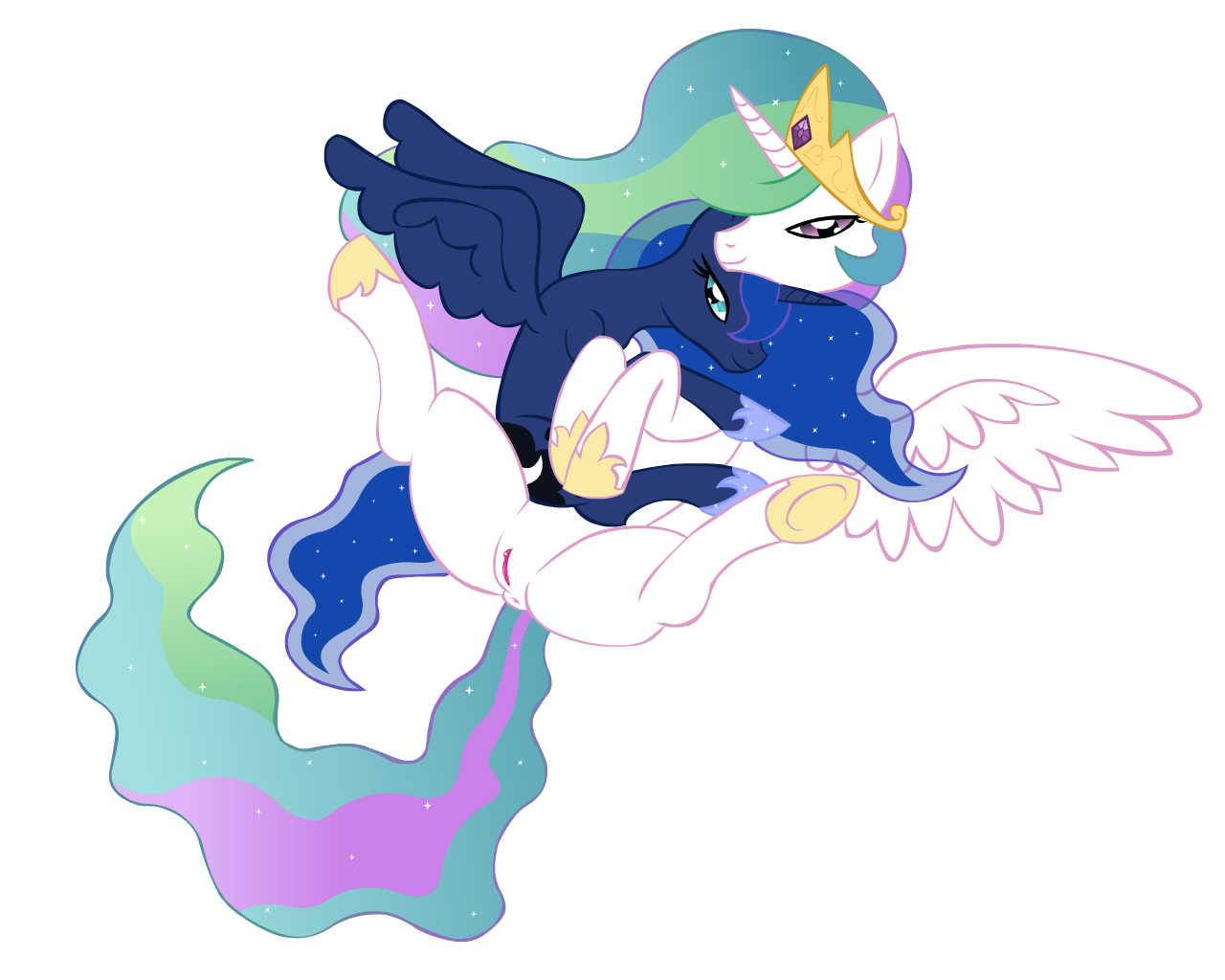 Rule34 – If it exists, there is porn of it / shadowovermars, princess celestia, princess luna (mlp) / 101629