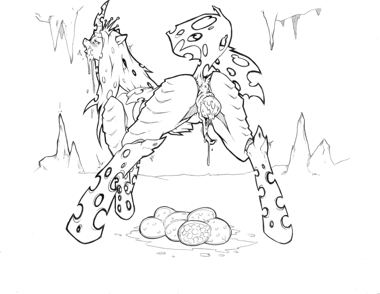 Rule34 – If it exists, there is porn of it / cold-blooded-twilight, queen chrysalis / 101635