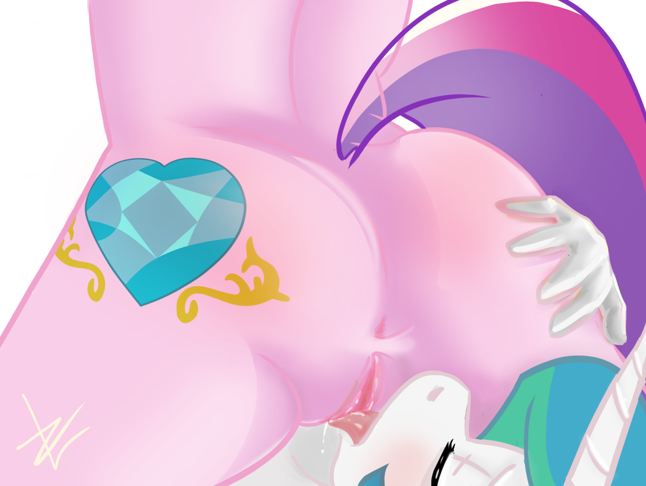 Rule34 – If it exists, there is porn of it / lizombie, princess cadance (mlp), princess celestia (mlp) / 101892