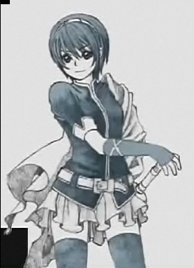 marth (fire emblem), fire emblem, fire emblem: mystery of the emblem, fire emblem: shadow dragon, nintendo, gender request, lowres, blue theme, genderswap, monochrome, solo