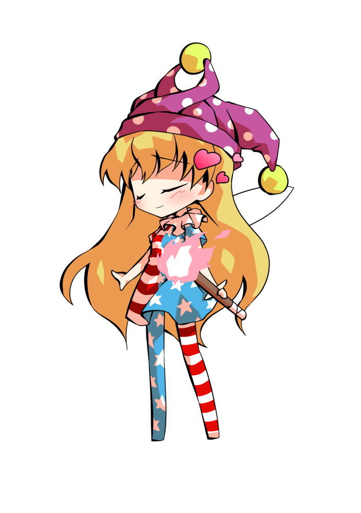 dairi, clownpiece, touhou, commentary request, large variant set, variant set, 1girl, american flag, american flag dress, american flag legwear, american flag print, blonde hair, chibi, chibi only, fairy wings, flag print, full body, hat, holding, holding torch, jester cap, long hair, no shoes, pantyhose, polka dot headwear, purple hat, short sleeves, simple background, solo, tachi-e, torch, transparent background, wings