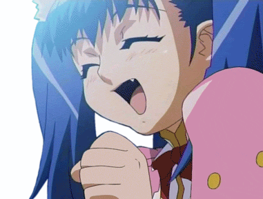 oobari masami, chuiru, tulie, choujuushin gravion, animated, animated gif, anime screenshot, lowres, 00s, 1girl, blue hair, bouncing breasts, breasts, breasts squeezed together, covered erect nipples, fang, female focus, huge breasts, solo, twintails, yellow eyes