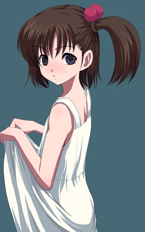 natori (natorism), original, tagme, clothes lift, side ponytail, skirt, skirt lift