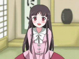 houraisan kaguya, touhou, animated, animated gif, lowres, 1girl, bouncing, female focus, qvga, sexually suggestive, solo, touhou anime project, warped context