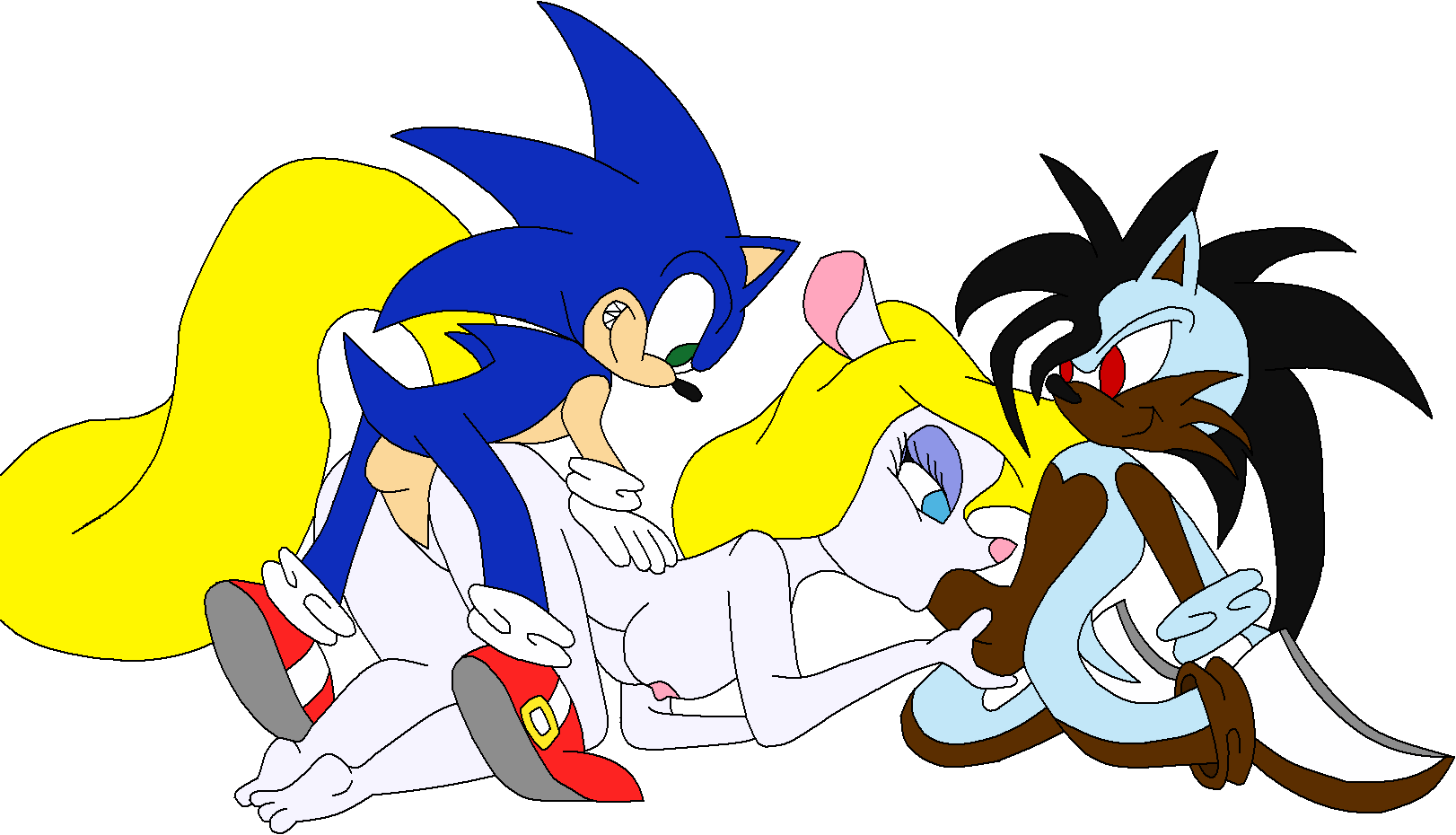 Rule34 – If it exists, there is porn of it / zr the hedgehog, minerva mink, sonic the hedgehog / 105984