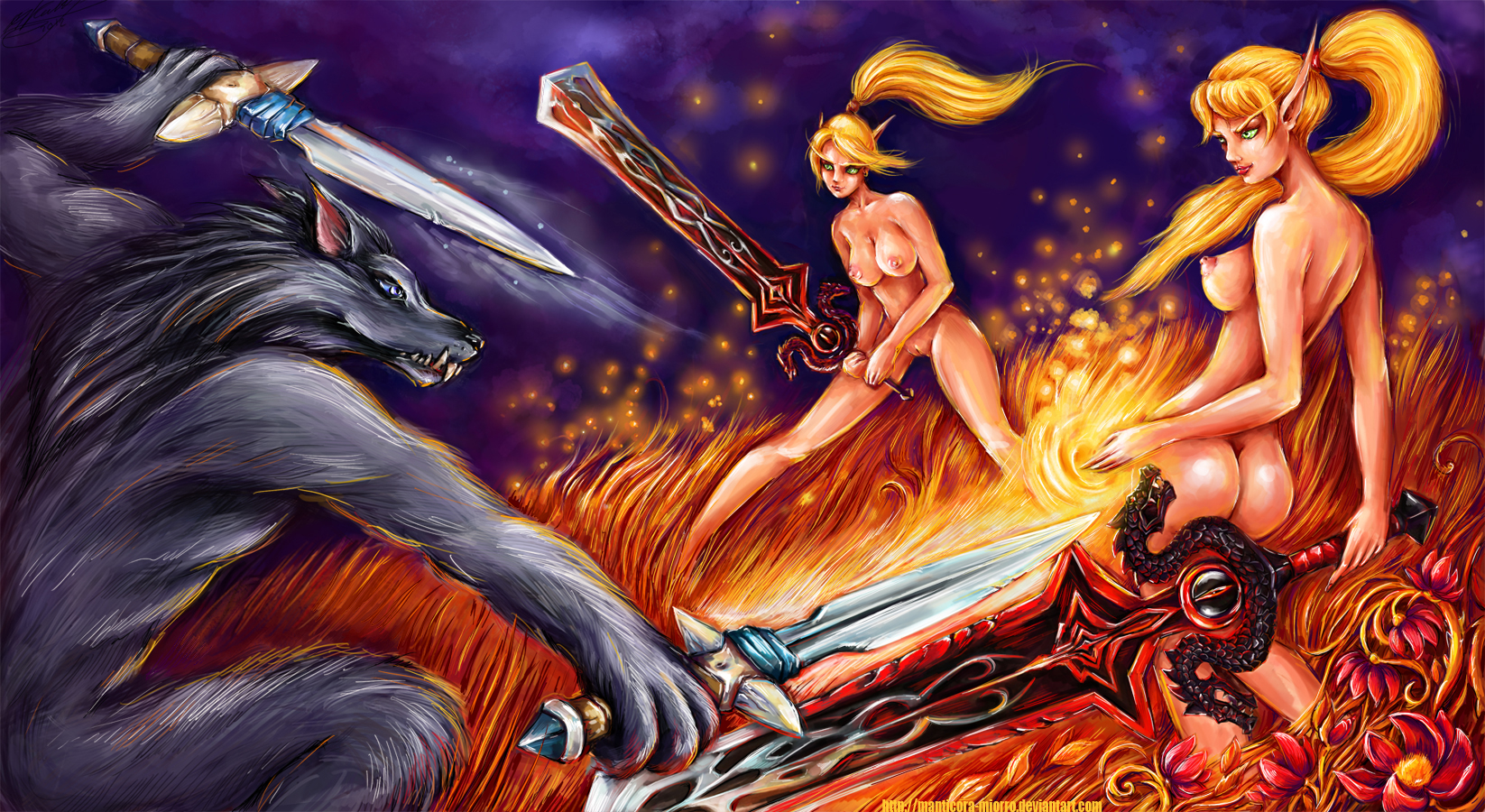 Rule34 – If it exists, there is porn of it / blood elf, worgen / 106086