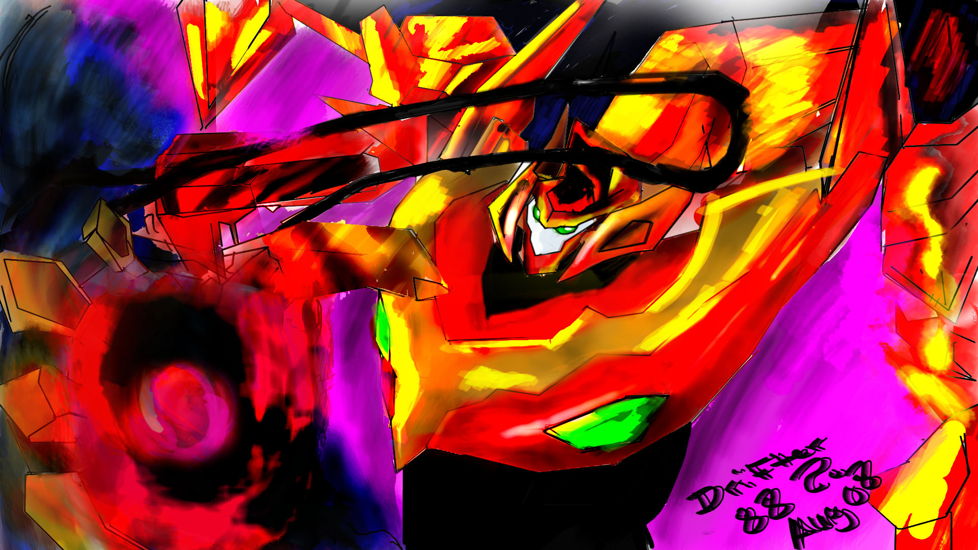 guren (code geass), guren s.e.i.t.e.n. eight elements, kouzuki kallen, code geass, highres, tagme, 00s, mecha, robot
