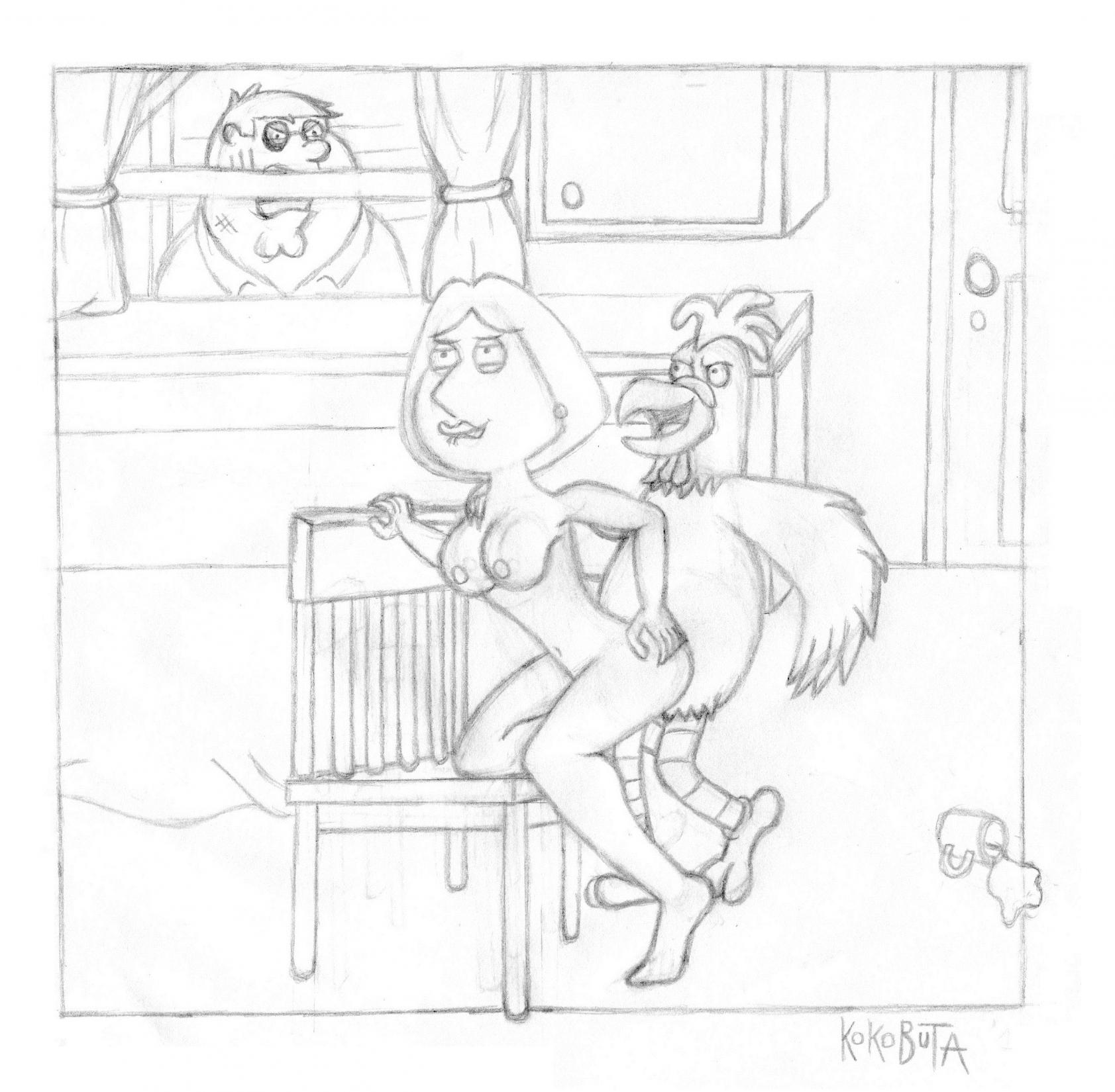 Rule34 – If it exists, there is porn of it / ernie the chicken, lois griffin, peter griffin / 106788
