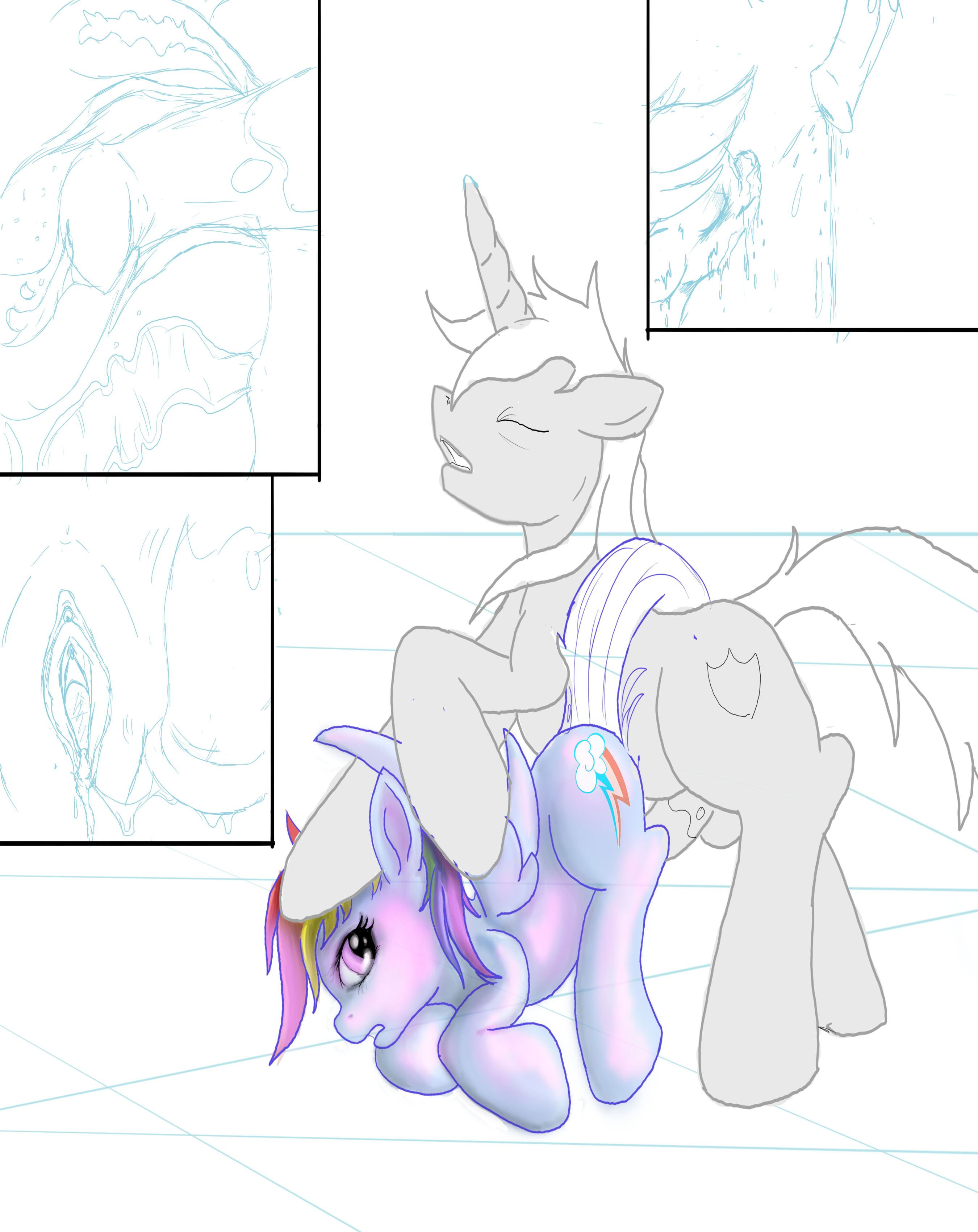 Rule34 – If it exists, there is porn of it / torinsangel, rainbow dash (mlp), shining armor / 106915