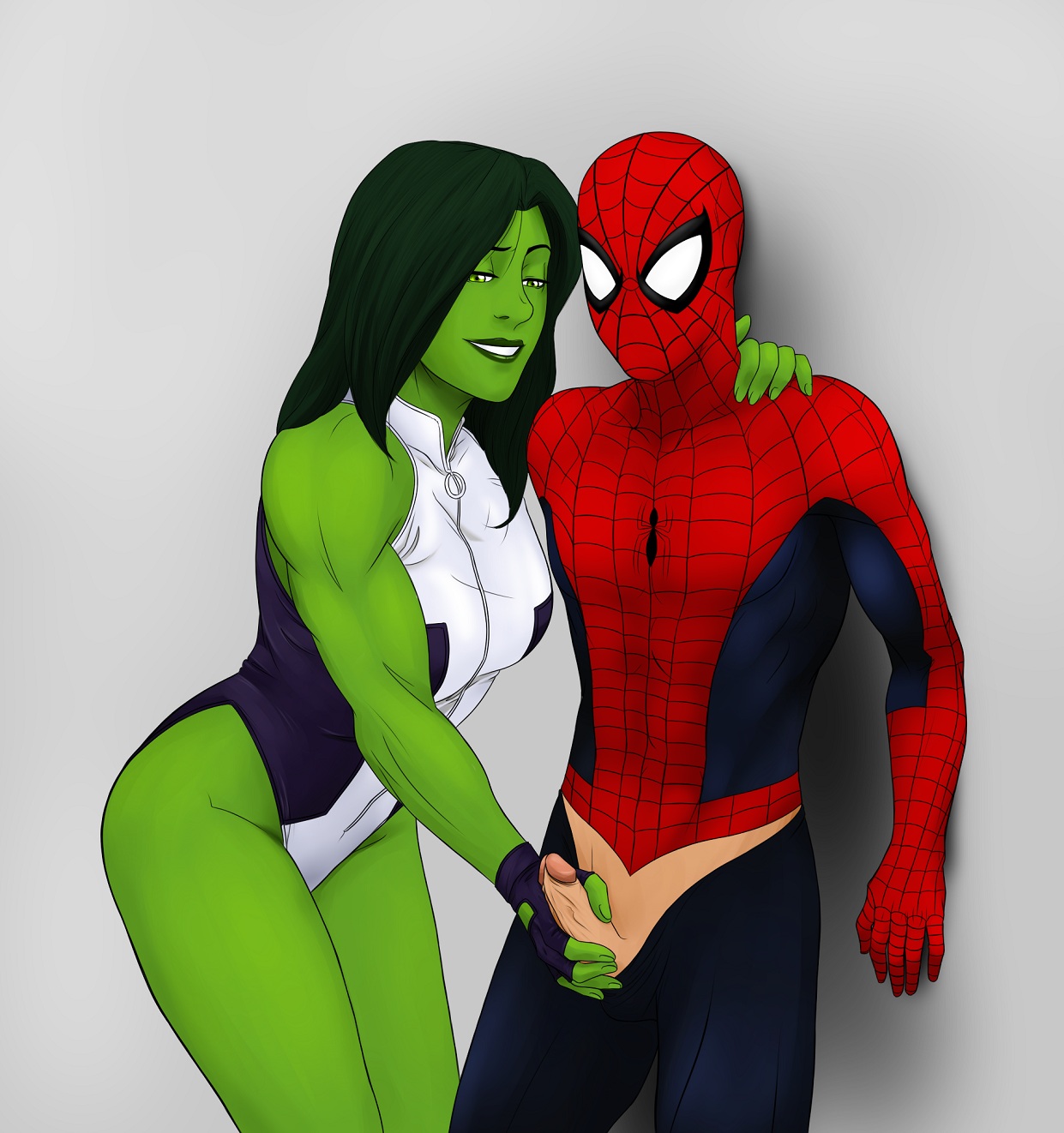 Rule34 – If it exists, there is porn of it / parcheesy, snowman1940, jennifer walters, peter parker, she-hulk, spider-man / 106916