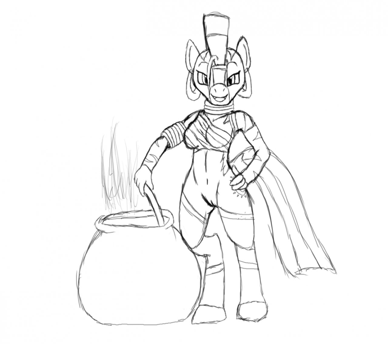 Rule34 – If it exists, there is porn of it / shadow flareon, zecora (mlp) / 106924