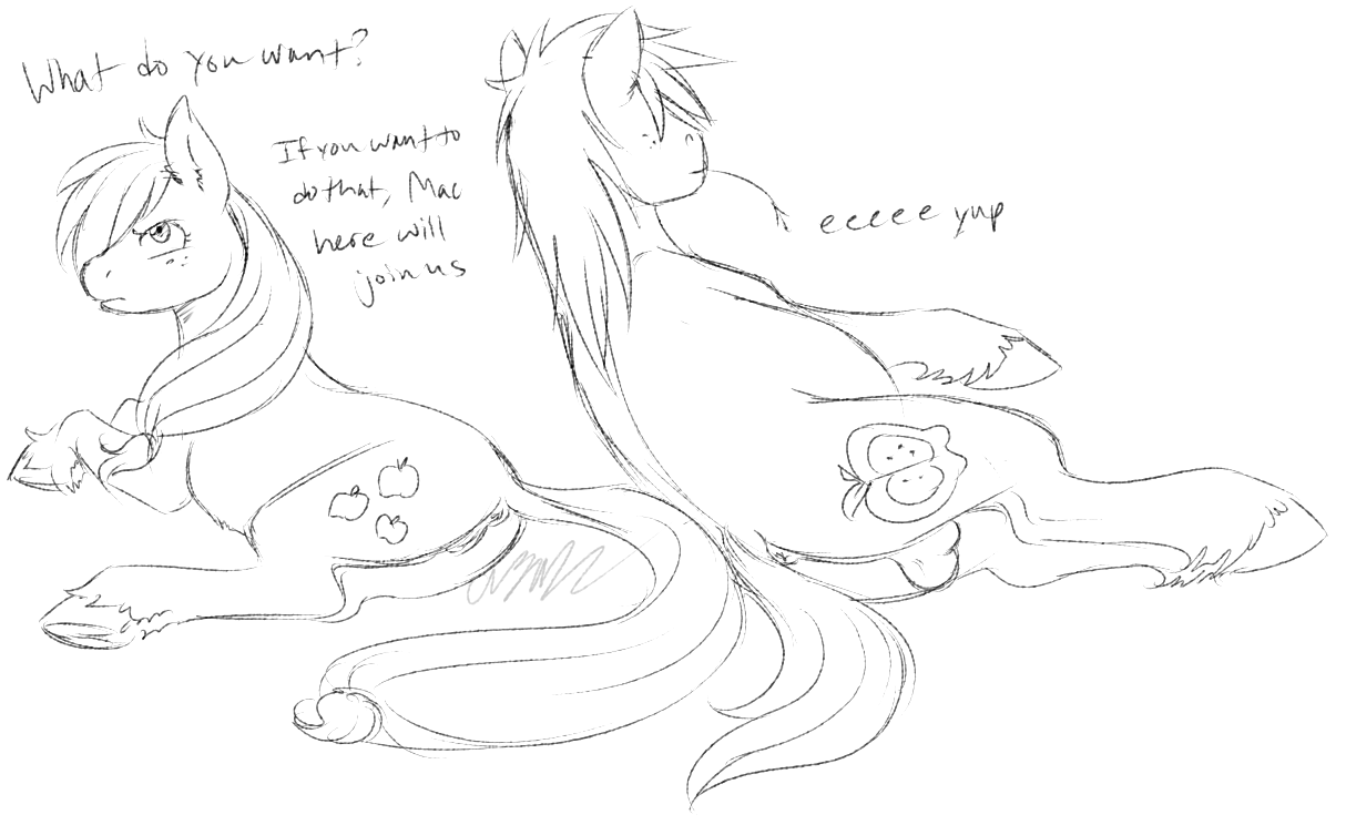 Rule34 – If it exists, there is porn of it / cartoonlion, applejack (mlp), big macintosh / 106931