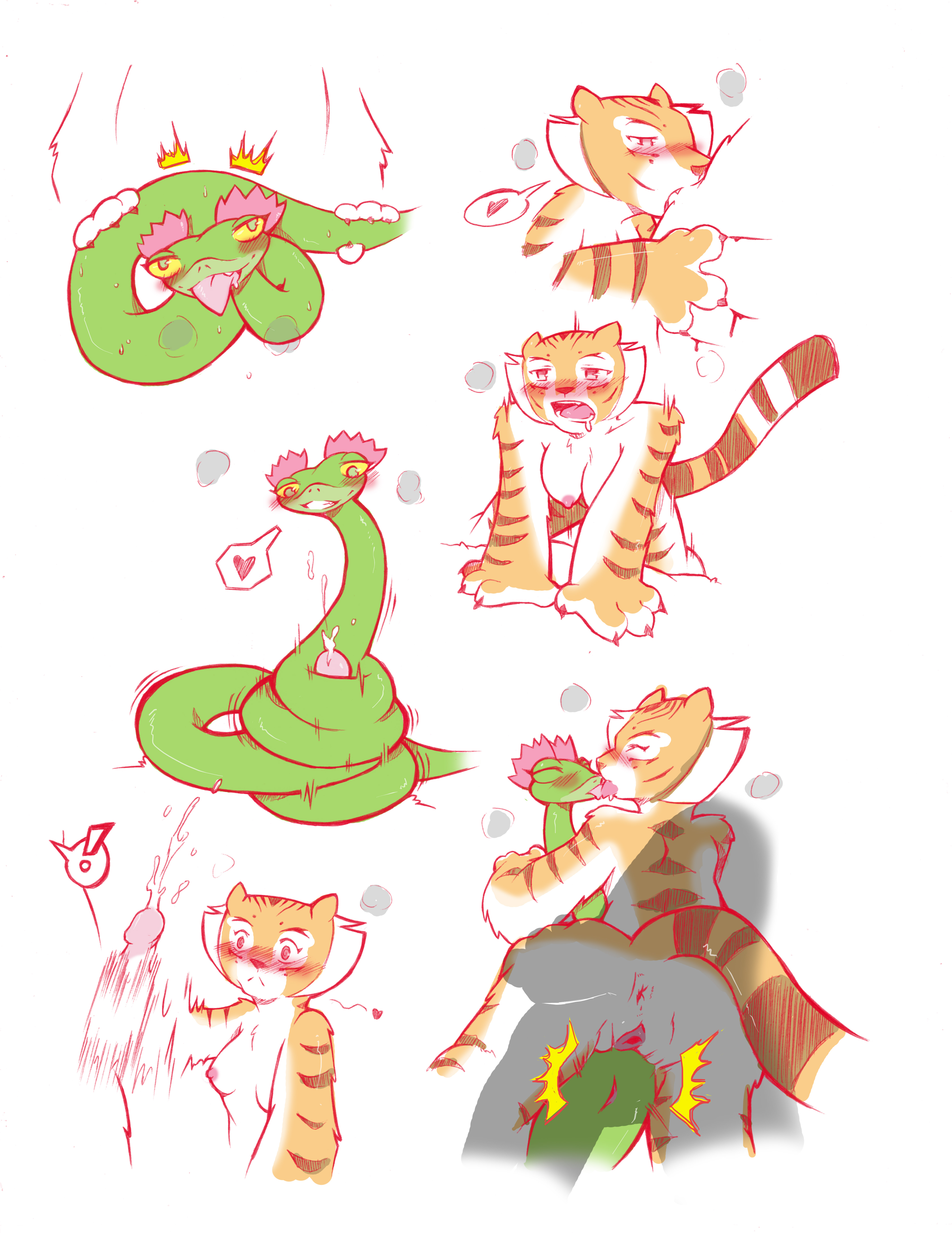 Rule34 – If it exists, there is porn of it / master tigress, master viper, po / 106935