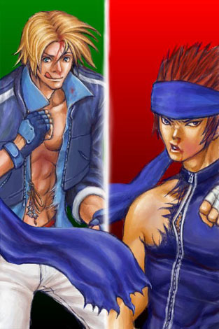 aran (rumble fish), zen (rumble fish), the rumble fish, artist request, lowres, tagme, 2boys, multiple boys