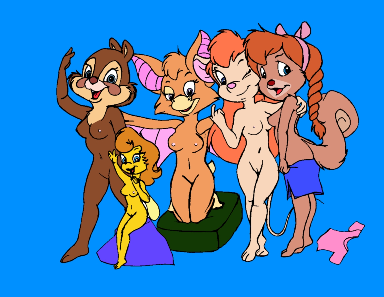 Rule34 – If it exists, there is porn of it / opus0987, clarice, foxglove, gadget hackwrench, tammy squirrel / 107051