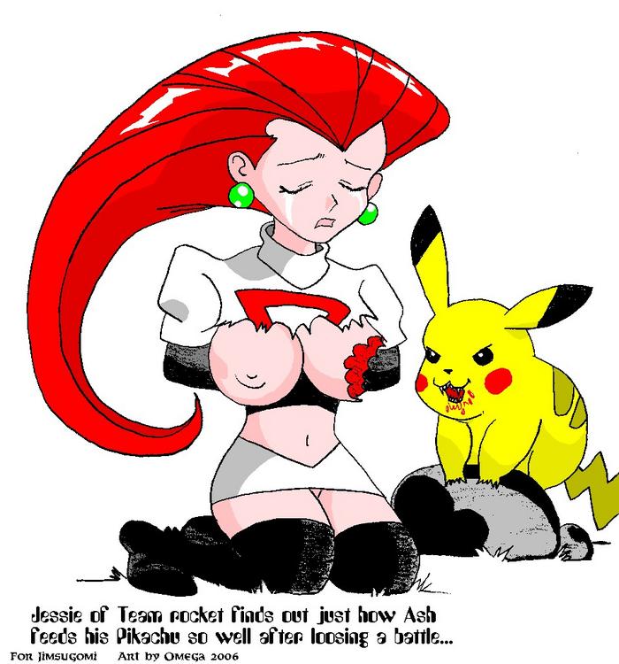 Rule34 – If it exists, there is porn of it / jessie (pokemon), pikachu, pokemon (creature), team rocket / 107083