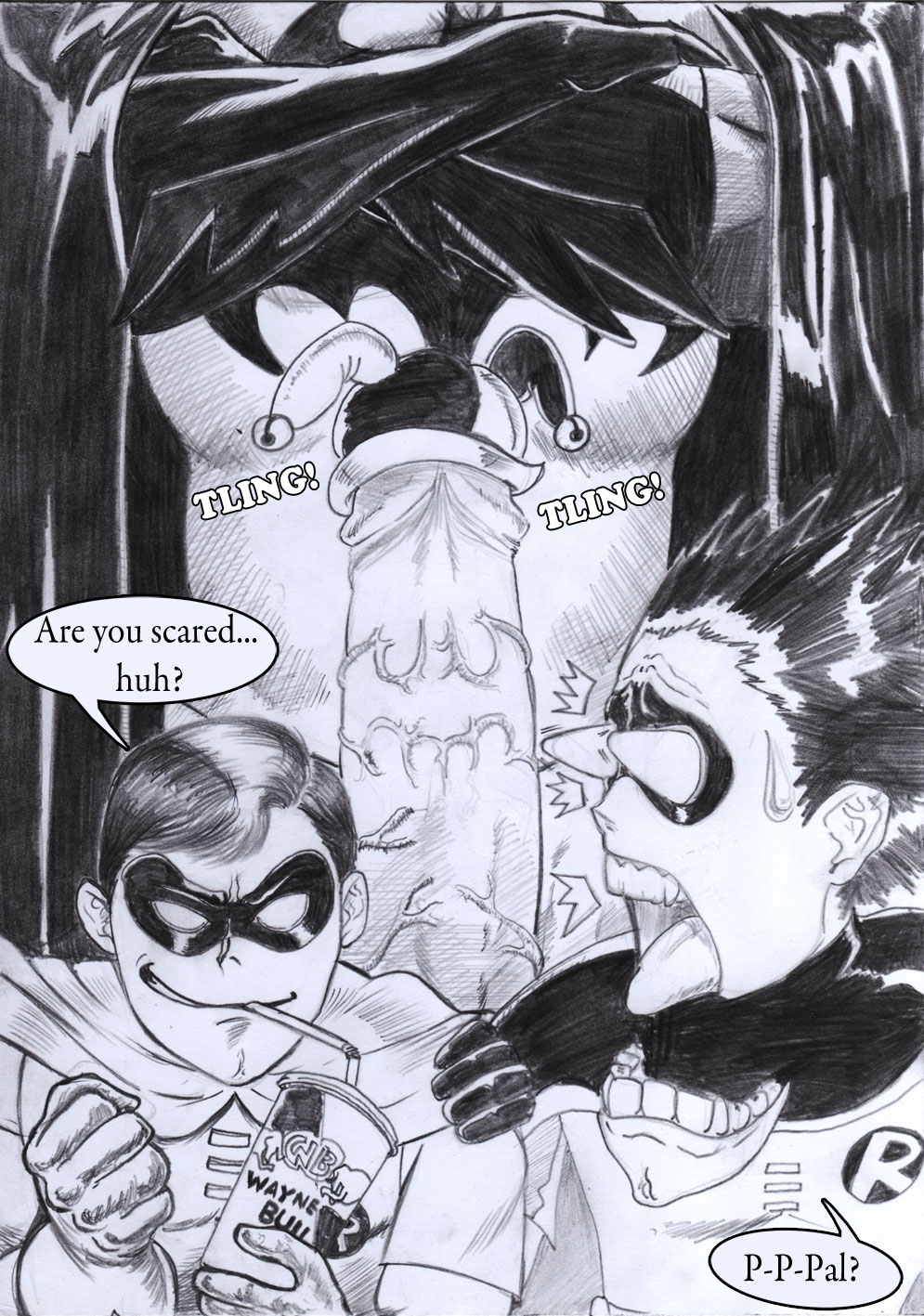 Rule34 – If it exists, there is porn of it / blacktortoise, batman, bruce wayne, dick grayson, robin (dc), tim drake / 107128