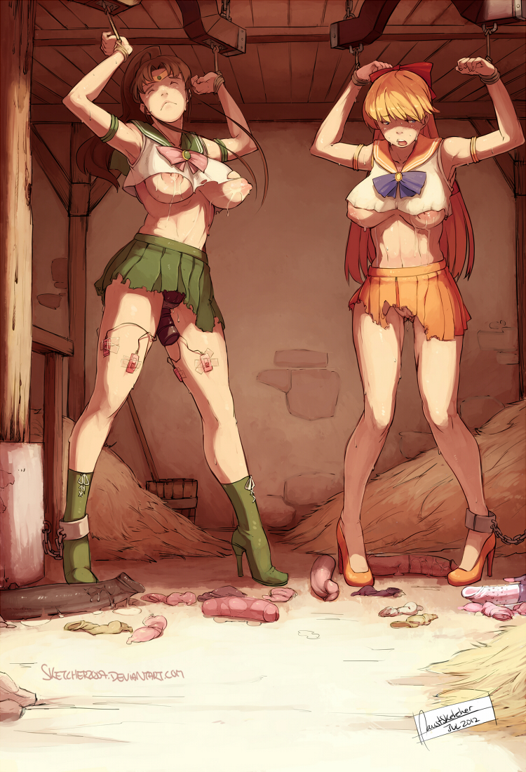 Rule34 – If it exists, there is porn of it / faustsketcher, makoto kino, minako aino, sailor jupiter, sailor moon, sailor venus / 107464