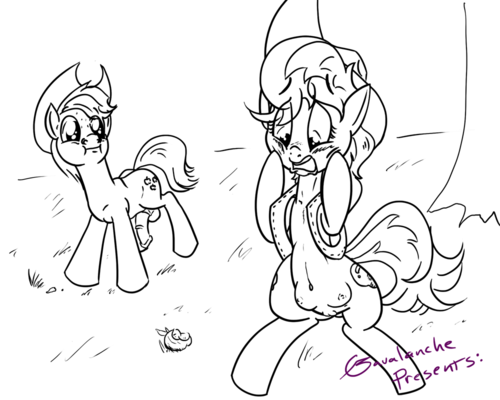 Rule34 – If it exists, there is porn of it / gavalanche, applejack (mlp), braeburn / 107497