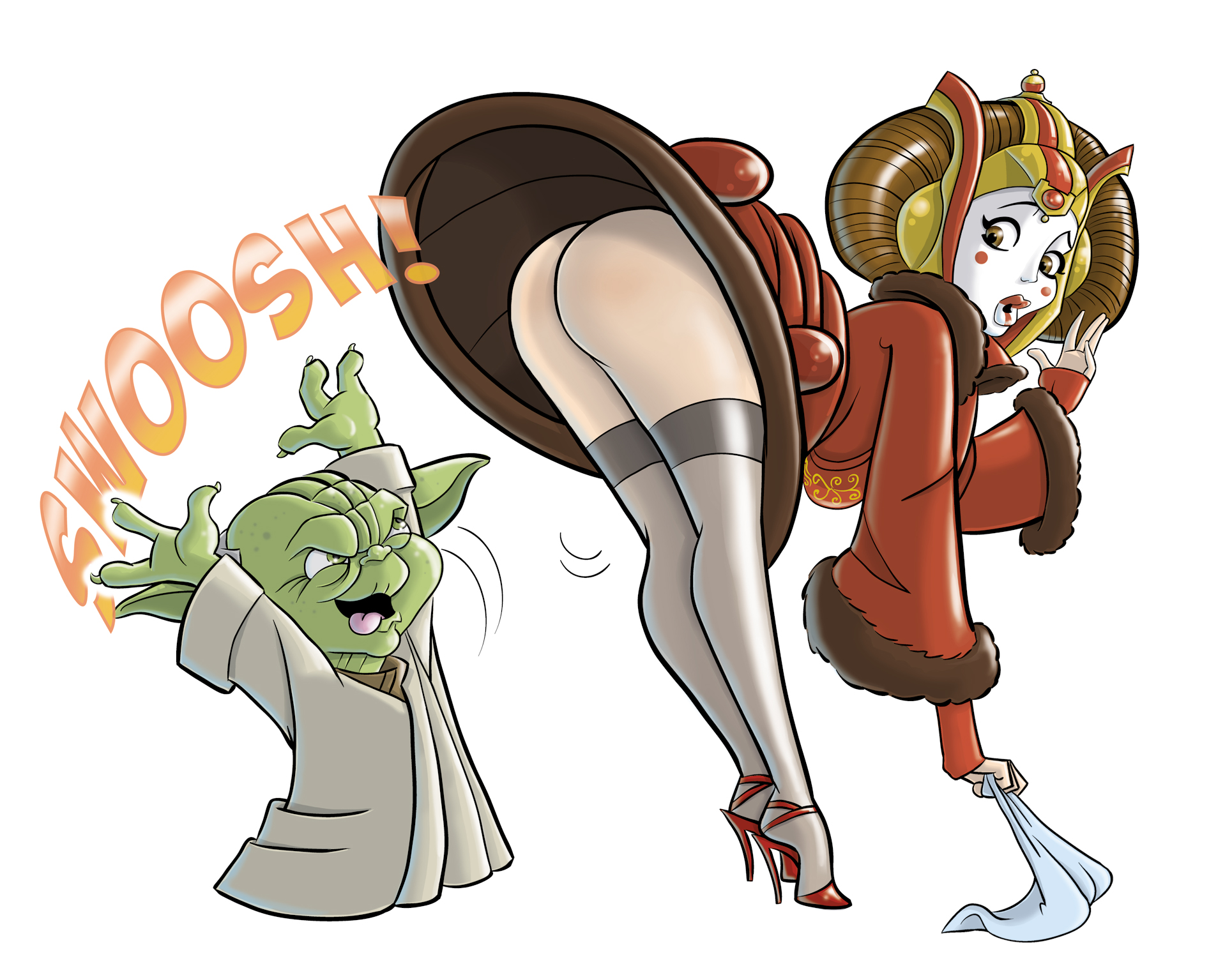 Rule34 – If it exists, there is porn of it / ackers23, jedi, jedi master, padme amidala, yoda / 107527