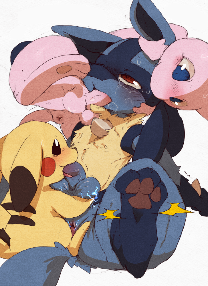 Rule34 – If it exists, there is porn of it / dagasi, lucario, mew, pikachu / 107580