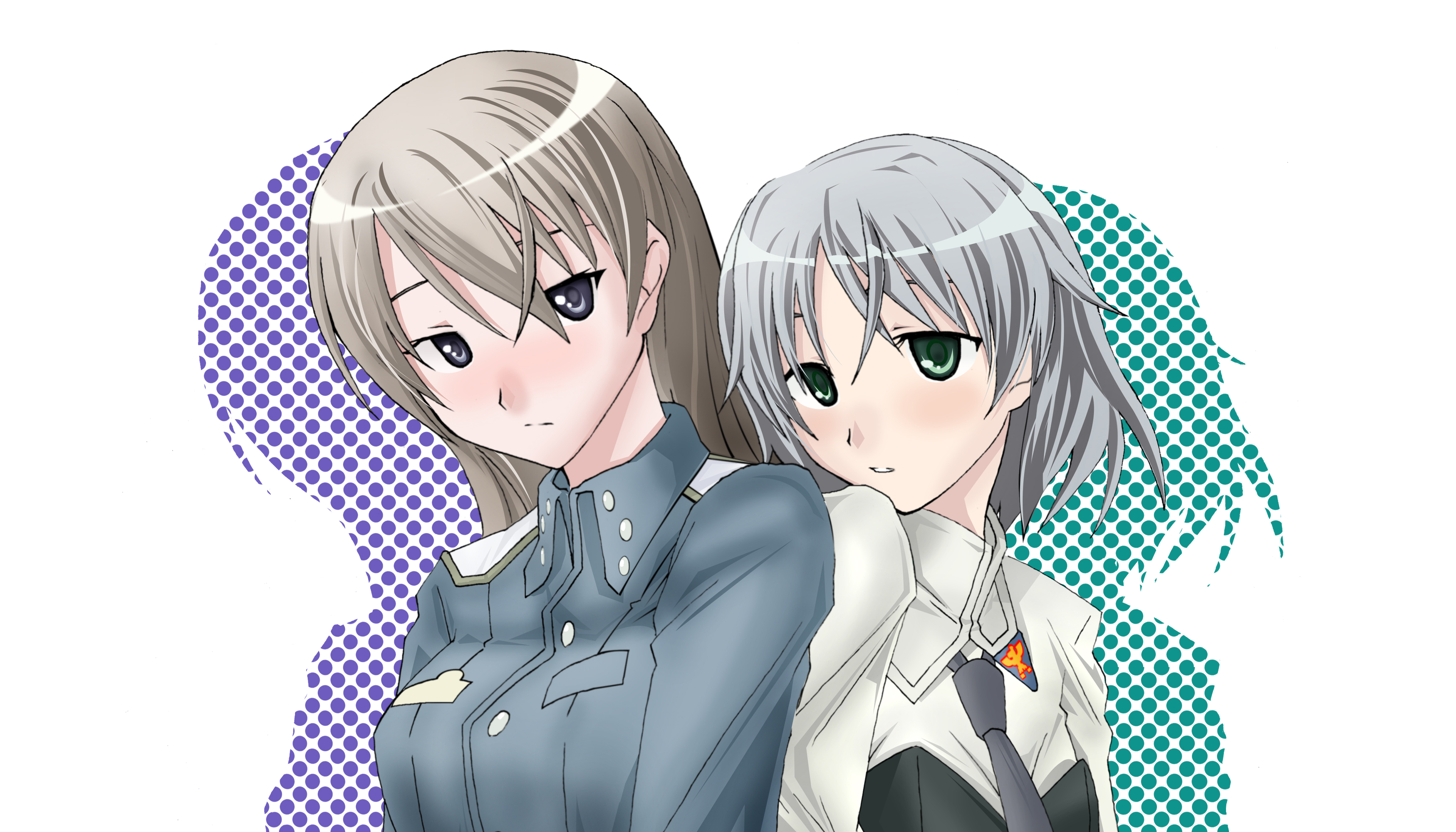 hisou noa, eila ilmatar juutilainen, sanya v. litvyak, strike witches, world witches series, absurdres, highres, 00s, 2girls, multiple girls