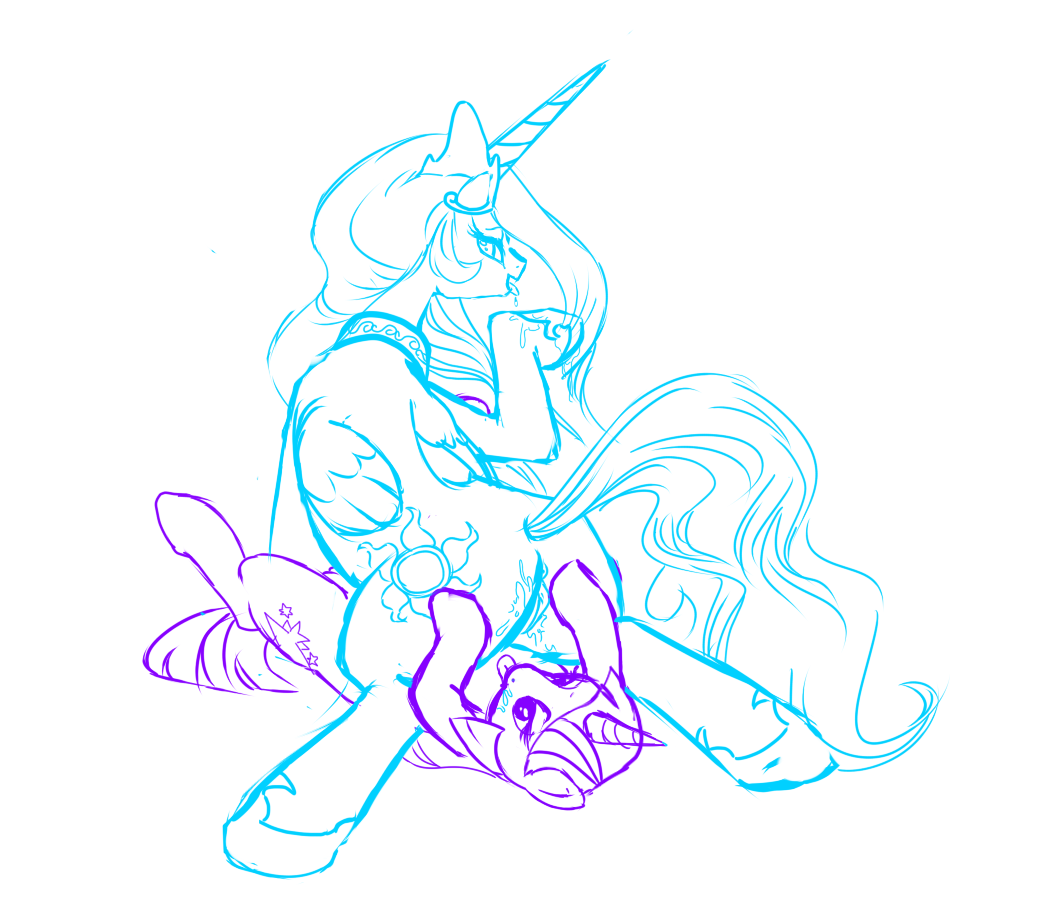 Rule34 – If it exists, there is porn of it / princess celestia, twilight sparkle (mlp) / 107915