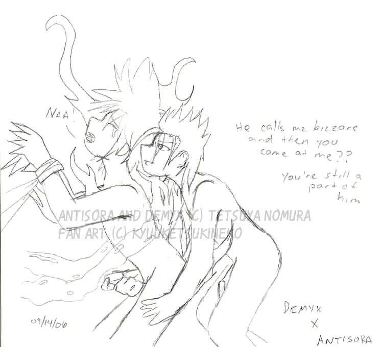 Rule34 – If it exists, there is porn of it / antisora, demyx, sora / 108125