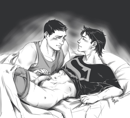 Rule34 – If it exists, there is porn of it / conner kent, dick grayson, kon-el, robin (dc), superboy / 108841