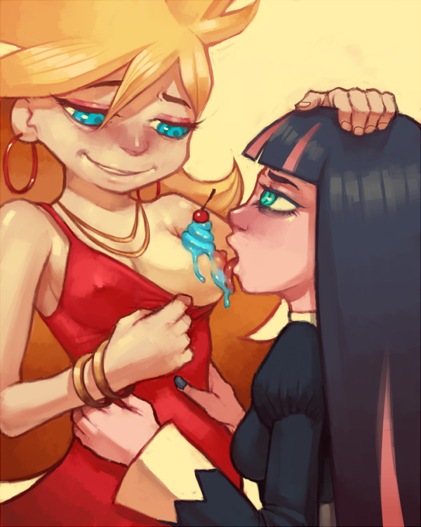 Rule34 – If it exists, there is porn of it / crookedtrees, panty (psg), panty anarchy, stocking (psg), stocking anarchy / 108877
