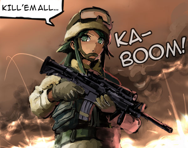 tagme, gun, helmet, weapon