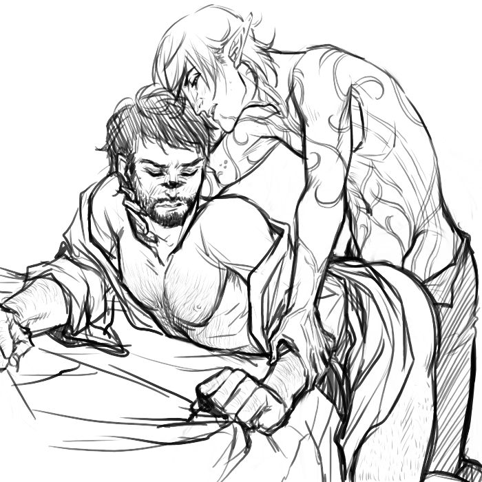 Rule34 – If it exists, there is porn of it / fenris, hawke / 109532