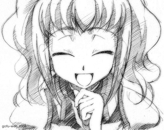 gofu, anya alstreim, code geass, traditional media, 00s, greyscale, monochrome, sketch, solo