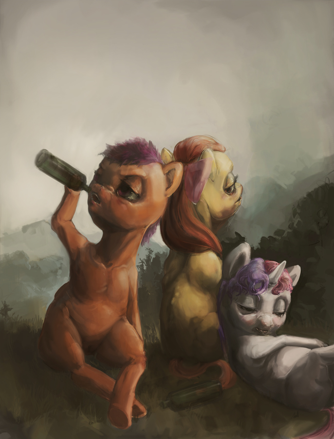 Rule34 – If it exists, there is porn of it / exalius, apple bloom (mlp), cutie mark crusaders, scootaloo (mlp), sweetie belle (mlp) / 109598