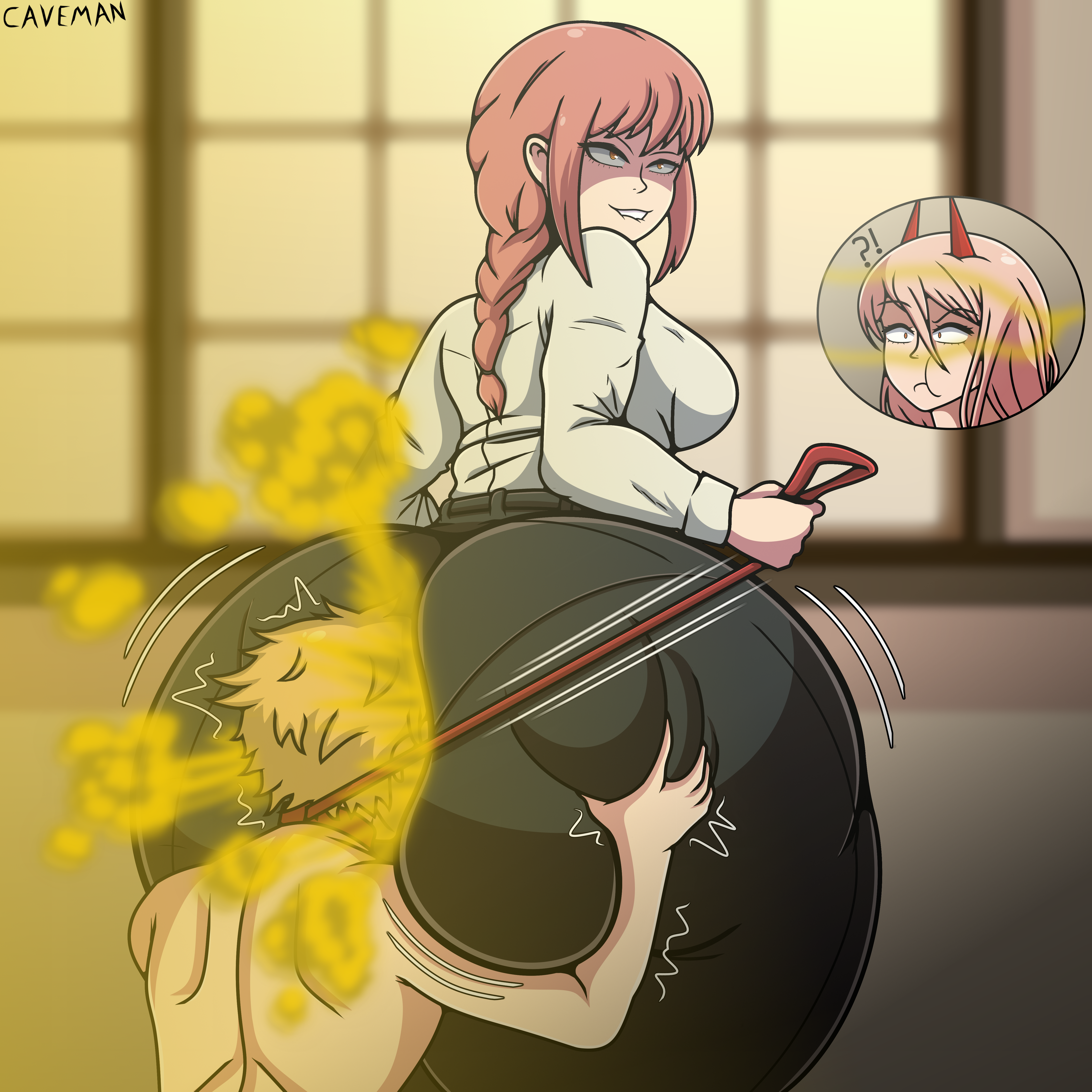 Rule34 – If it exists, there is porn of it / caveman147, denji (chainsaw man), makima (chainsaw man), power (chainsaw man), power (chainsawman) / 8655126