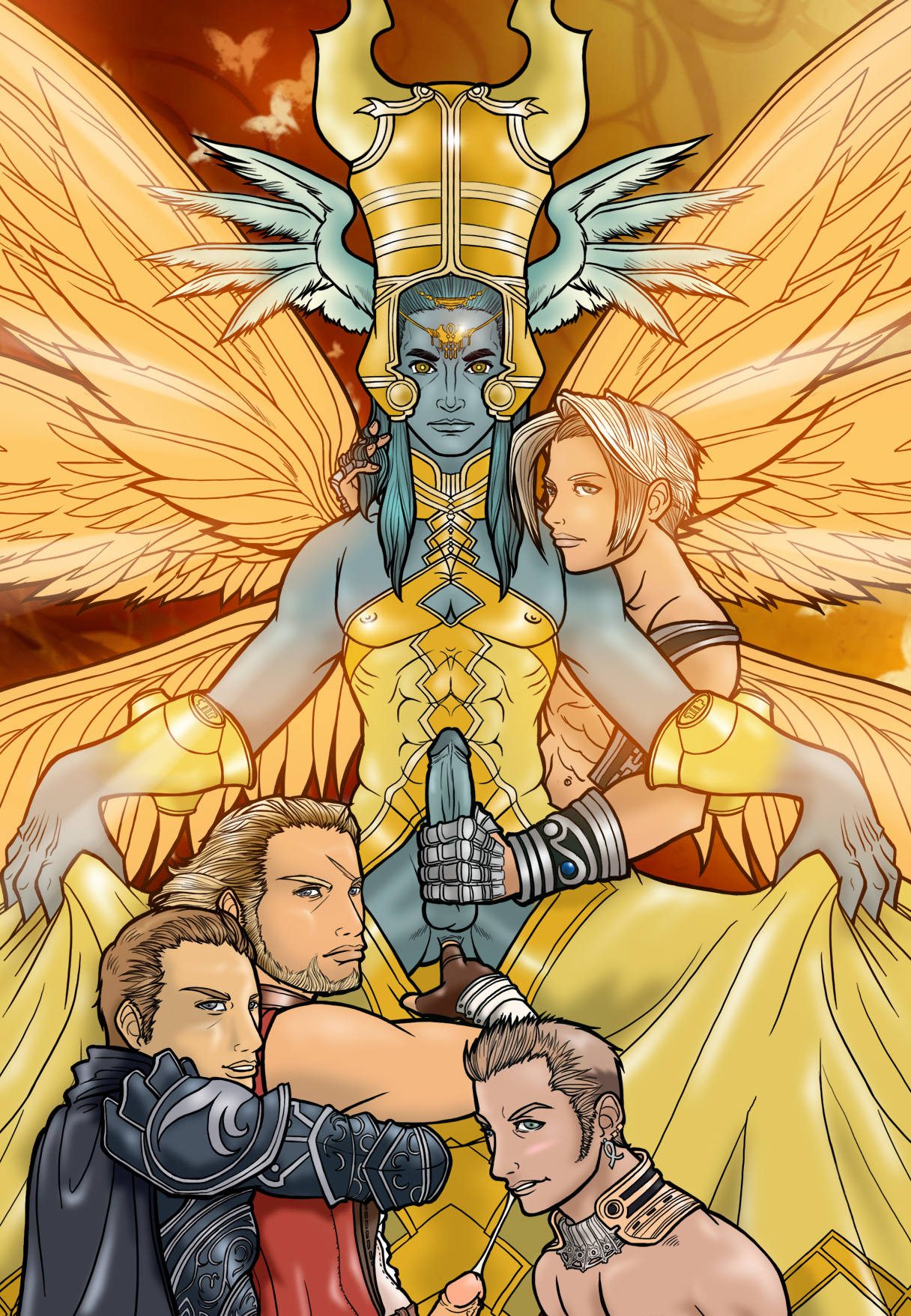 Rule34 – If it exists, there is porn of it / balthier, basch, gabranth, ultima, vaan / 109738