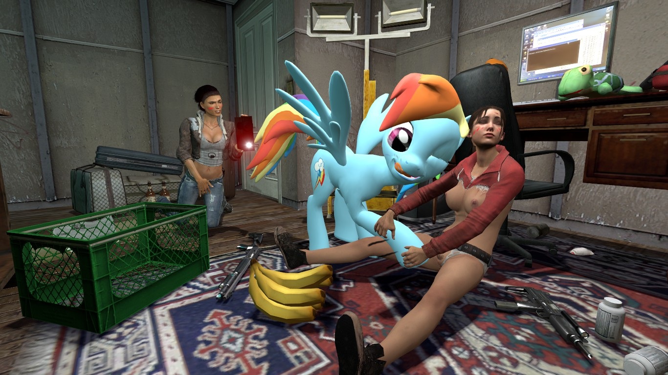 Rule34 – If it exists, there is porn of it / alyx vance, rainbow dash (mlp), zoey / 109814