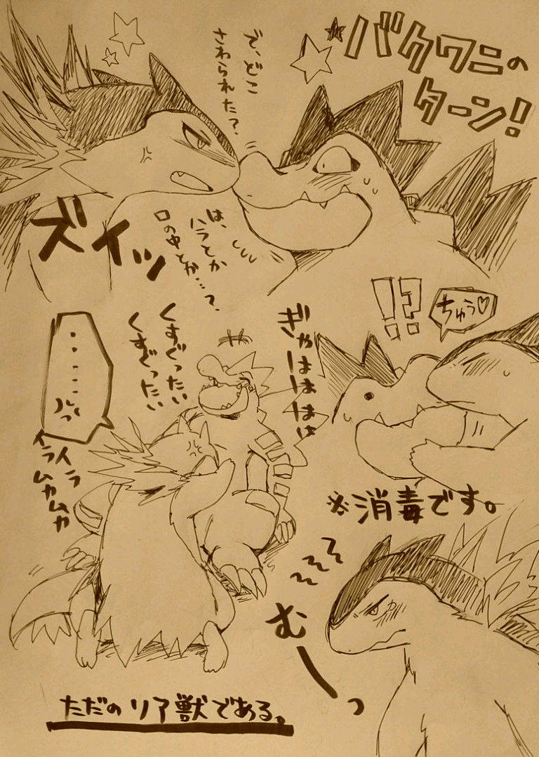 Rule34 – If it exists, there is porn of it / feraligatr, typhlosion / 110042