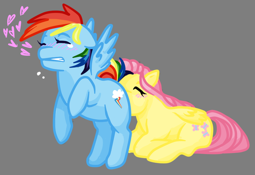 Rule34 – If it exists, there is porn of it / fluttershy (mlp), rainbow dash (mlp) / 110247