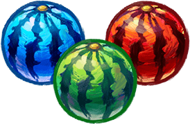 mario (series), nintendo, yoshi's new island, lowres, official art, third-party source, alternate color, food, fruit, harada masamichi, no humans, simple background, transparent background, watermelon