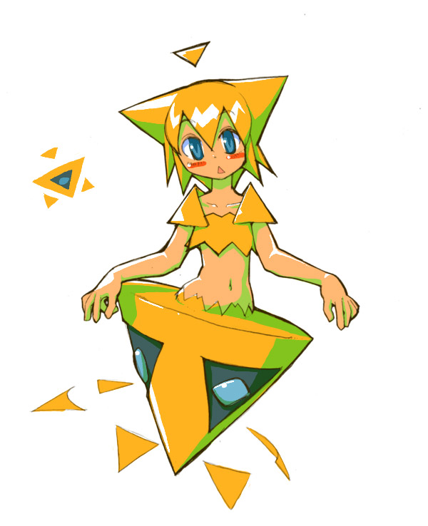 masha, waiyaron, meteos, blonde hair, blue eyes, blush, personification, solo