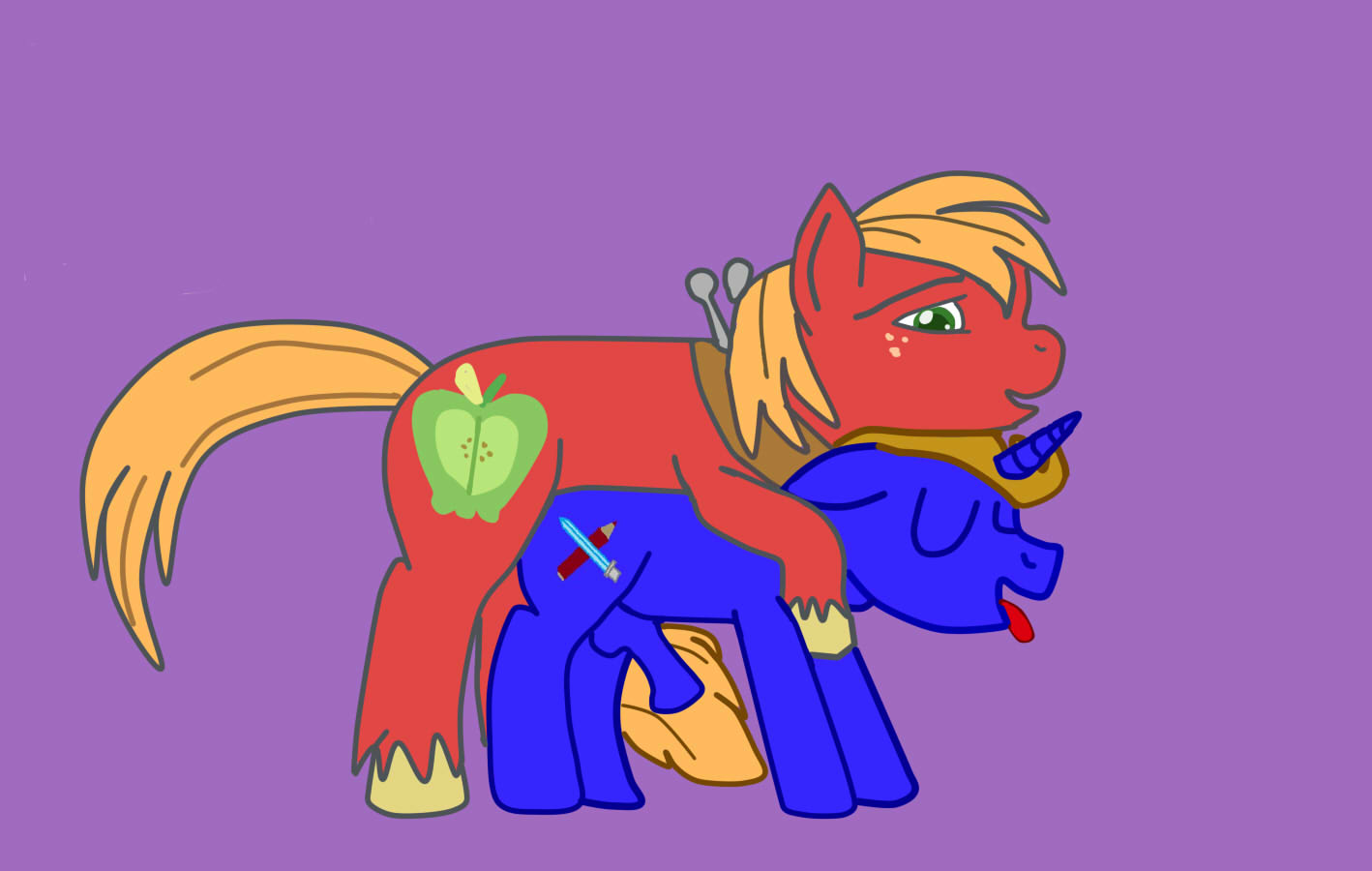 Rule34 – If it exists, there is porn of it / big macintosh / 111100
