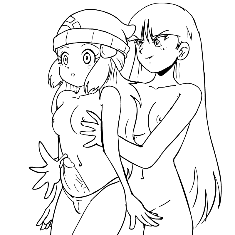 Rule34 – If it exists, there is porn of it / p.chronos, dawn (pokemon), sabrina (pokemon) / 111110