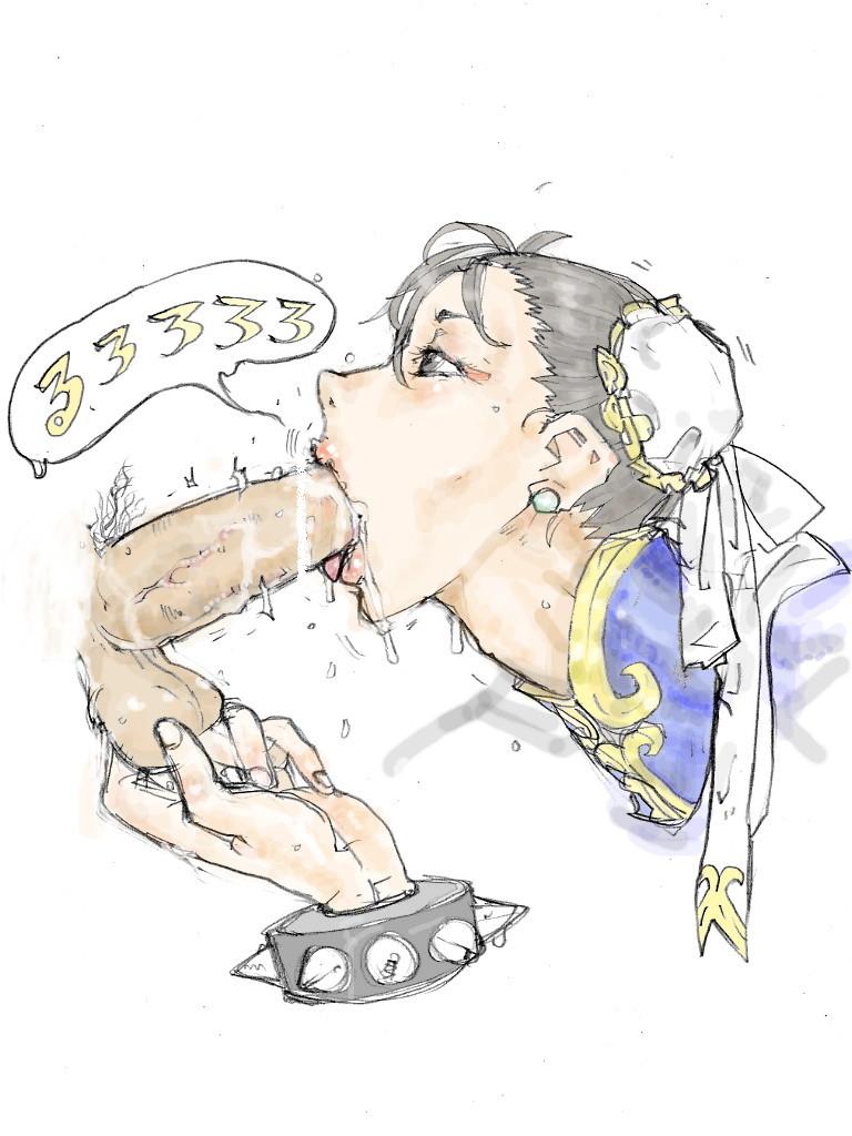 kyuraa (kyura9een), chun-li, capcom, street fighter, 1boy, 1girl, caressing testicles, censored, cum, cum in mouth, cum in pussy, fellatio, hetero, male pubic hair, oral, penis, pubic hair, solo focus, testicles