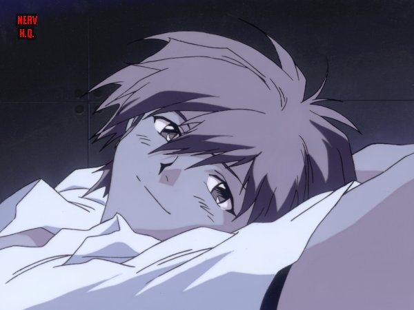 nagisa kaworu, gainax, neon genesis evangelion, tagme, 1boy, male focus, solo